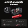 imageInsta360 ONE RS Twin Edition Creator Kit  Waterproof 4K 60fps Action Camera ampamp 57K 360 Camera with Interchangeable Lenses Stabilization 48MP Photo Active HDR AI EditingStandalone