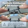 imageInsta360 X3 Bike Kit  Waterproof 360 Action Camera with 12quot 48MP Sensors 57K 360 Active HDR Video 72MP 360 Photo 4K SingleLens 60fps Me Mode Stabilization 229quot Touchscreen AI EditingBike Kit