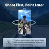imageInsta360 X3 Bike Kit  Waterproof 360 Action Camera with 12quot 48MP Sensors 57K 360 Active HDR Video 72MP 360 Photo 4K SingleLens 60fps Me Mode Stabilization 229quot Touchscreen AI EditingBike Kit