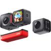 imageInsta360 ONE RS Twin Edition Creator Kit  Waterproof 4K 60fps Action Camera ampamp 57K 360 Camera with Interchangeable Lenses Stabilization 48MP Photo Active HDR AI EditingStandalone