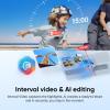 imageInsta360 GO 3S  128 GB Action Bundle Black 4K Tiny Portable Vlogging Camera HandsFree POVs Mount Anywhere Stabilization 140 Min Battery Life 10m Waterproof Pet POVBlack