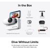 imageInsta360 GO 3S  128 GB Action Bundle Black 4K Tiny Portable Vlogging Camera HandsFree POVs Mount Anywhere Stabilization 140 Min Battery Life 10m Waterproof Pet POVWhite