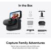 imageInsta360 GO 3S  128 GB Action Bundle Black 4K Tiny Portable Vlogging Camera HandsFree POVs Mount Anywhere Stabilization 140 Min Battery Life 10m Waterproof Pet POVBlack