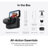 imageInsta360 GO 3S  128 GB Action Bundle Black 4K Tiny Portable Vlogging Camera HandsFree POVs Mount Anywhere Stabilization 140 Min Battery Life 10m Waterproof Pet POVBlack