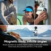 imageInsta360 GO 3S  128 GB Action Bundle Black 4K Tiny Portable Vlogging Camera HandsFree POVs Mount Anywhere Stabilization 140 Min Battery Life 10m Waterproof Pet POVWhite