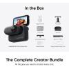 imageInsta360 GO 3S  128 GB Action Bundle Black 4K Tiny Portable Vlogging Camera HandsFree POVs Mount Anywhere Stabilization 140 Min Battery Life 10m Waterproof Pet POVBlack