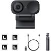 imageInsta360 Link 2C  4K Webcam for PCMac 12quot Sensor Auto Framing HDR AI NoiseCanceling Mic Gesture Control for Streaming Video Calls Gaming Works with Zoom Teams Twitch ampamp MoreGraphite Black