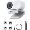 imageInsta360 Link 2C  4K Webcam for PCMac 12quot Sensor Auto Framing HDR AI NoiseCanceling Mic Gesture Control for Streaming Video Calls Gaming Works with Zoom Teams Twitch ampamp MoreArctic White