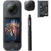 imageInsta360 X5  Waterproof 8K 360 Action Camera Leading Low Light Invisible Selfie Stick Effect Rugged and Replaceable Lens 3Hour Battery Builtin Wind Guard Stabilization Triple AI Chip DesignStarter Bundle