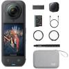 imageInsta360 X5  Waterproof 8K 360 Action Camera Leading Low Light Invisible Selfie Stick Effect Rugged and Replaceable Lens 3Hour Battery Builtin Wind Guard Stabilization Triple AI Chip DesignEssentials Bundle