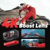 imageInsta360 ONE RS Twin Edition  Waterproof 4K 60fps Action Camera ampamp 57K 360 Camera with Interchangeable Lenses Stabilization 48MP Photo Active HDR AI EditingStandalone