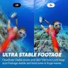 imageInsta360 X4 Invisible Dive Bundle  8K Waterproof 360 Action Camera 4K WideAngle Video Invisible Selfie Stick Removable Lens Guards 135 Min Battery Life AI Editing StabilizationInvisible Dive Bundle  256GB Micro SD Card