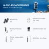 imageInsta360 X4 Invisible Dive Bundle  8K Waterproof 360 Action Camera 4K WideAngle Video Invisible Selfie Stick Removable Lens Guards 135 Min Battery Life AI Editing StabilizationInvisible Dive Bundle  256GB Micro SD Card