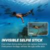 imageInsta360 X4 Invisible Dive Bundle  8K Waterproof 360 Action Camera 4K WideAngle Video Invisible Selfie Stick Removable Lens Guards 135 Min Battery Life AI Editing StabilizationInvisible Dive Bundle  256GB Micro SD Card