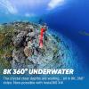 imageInsta360 X4 Invisible Dive Bundle  8K Waterproof 360 Action Camera 4K WideAngle Video Invisible Selfie Stick Removable Lens Guards 135 Min Battery Life AI Editing StabilizationInvisible Dive Bundle  256GB Micro SD Card