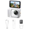 imageInsta360 GO Ultra Creator Bundle Arctic White  Tiny HandsFree 4K Cam Lightweight ampamp Portable Low Light Excellence Mount Anywhere FlowState Stabilization 200 Min Battery Life Waterproof to 33ftArctic White