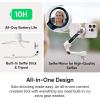 imageInsta360 Flow 2 Pro White  Foldable AI Phone Gimbal Track in 200 iOS Apps MultiPerson ampamp 360 Pan Tracking Builtin TripodSelfie Stick iPhoneAndroid StabilizerStone Grey  Standard Bundle