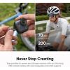 imageInsta360 GO Ultra  Tiny HandsFree 4K Cam Lightweight ampamp Portable Low Light Excellence Mount Anywhere FlowState Stabilization 200 Min Battery Life Waterproof to 33ft Cycling ampamp Running CamArctic White