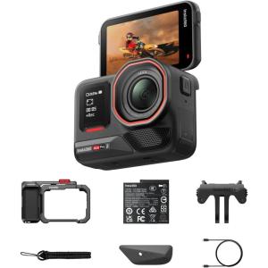 imageInsta360 Ace Pro 2 Xplorer Bundle Dual Battery 8K Waterproof Action Camera CoEngineered with Leica 113quot Sensor Dual AI Chip Leading Low Light Superior Audio Flip Screen ampamp AI Editing for VlogsXplorer Bundle Slate Grey Single Battery