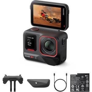 imageInsta360 Ace Pro 2 Xplorer Bundle Dual Battery 8K Waterproof Action Camera CoEngineered with Leica 113quot Sensor Dual AI Chip Leading Low Light Superior Audio Flip Screen ampamp AI Editing for VlogsStandard Dual Battery Bundle