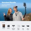 image:imageInsta360 Ace Pro 2 Videography Bundle Limited Edition  8K Waterproof Action Camera CoEngineered with Leica 113 Sensor Xplorer Grip Pro Kit for Street Photography Cinematic LensSingle Battery bundle