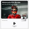 image:imageInsta360 GO 3S Motorcycle POV Bundle  128 GB White 4K Tiny Portable Vlogging Camera HandsFree POVs Mount Anywhere Stabilization 140 Min Battery Life