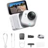 image:imageInsta360 GO Ultra Lifestyle Bundle  Small 4K Vlogging Camera HandsFree POV Cam 1128 Sensor 53g Lightweight 156 FOV 200 Min Battery Life Magnetic Wearable Action Camera for Sports VlogArctic White