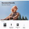 image:imageInsta360 GO Ultra Lifestyle Bundle  Small 4K Vlogging Camera HandsFree POV Cam 1128 Sensor 53g Lightweight 156 FOV 200 Min Battery Life Magnetic Wearable Action Camera for Sports VlogMidnight Black