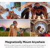 image:imageInsta360 GO Ultra Lifestyle Bundle  Small 4K Vlogging Camera HandsFree POV Cam 1128 Sensor 53g Lightweight 156 FOV 200 Min Battery Life Magnetic Wearable Action Camera for Sports VlogMidnight Black