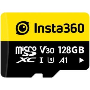 image:imageInsta360 128GB microSDXC Memory Card V30 A1 UHSI 90 MBs ReadWrite Speed128GB
