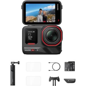 image:imageInsta360 Ace Pro 2 Videography Bundle Limited Edition  8K Waterproof Action Camera CoEngineered with Leica 113 Sensor Xplorer Grip Pro Kit for Street Photography Cinematic LensStarter BundleNo SD Card