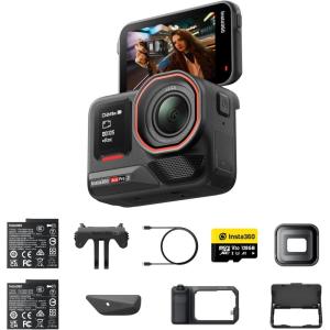 image:imageInsta360 Ace Pro 2 Videography Bundle Limited Edition  8K Waterproof Action Camera CoEngineered with Leica 113 Sensor Xplorer Grip Pro Kit for Street Photography Cinematic LensVideography Bundle Limited Edition
