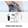 image:imageInsta360 Flow 2 Pro Magnetic Mount Bundle  Foldable AI Phone Gimbal Track in 200 iOS Apps MultiPerson amp 360 Pan Tracking Builtin TripodSelfie Stick iPhoneAndroid StabilizerSummit White  Mic Bundle