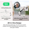 image:imageInsta360 Flow 2 Pro Vlog Bundle Grey  Foldable AI Phone Gimbal Track in 200 Apps with Apple DockKit 360 Pan Tracking Builtin TripodSelfie Stick Remote Control SpotlightBackpack MountSummit White  Vlog Bundle