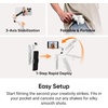 image:imageInsta360 Flow 2 Pro Vlog Bundle Grey  Foldable AI Phone Gimbal Track in 200 Apps with Apple DockKit 360 Pan Tracking Builtin TripodSelfie Stick Remote Control SpotlightBackpack MountStone Grey  Vlog Bundle