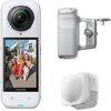 image:imageInsta360 X5 Photography Grip Bundle Waterproof 8K 360 Camera Leading Low Light Invisible Selfie Stick Effect Rugged and Replaceable Lens 3Hour Battery Builtin Wind Guard StabilizationSatin White