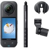 image:imageInsta360 X5 Photography Grip Bundle Waterproof 8K 360 Camera Leading Low Light Invisible Selfie Stick Effect Rugged and Replaceable Lens 3Hour Battery Builtin Wind Guard StabilizationMidnight Black