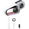 image:imageInsta360 GO 3S Retro Bundle Special Edition 64GB White  Small 4K Vlogging Camera HandsFree POV Cam Retro Filters 4K30fps Extra Bttery Lightweight Wearable Vlog Camera for Street amp Daily Shots