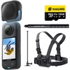 image:imageInsta360 X3 Motorcycle Bundle  Waterproof 360 Camera with 12 48MP Sensors 57K 360 Active HDR Video 72MP 360 Photo 4K SingleLens 60fps Me Mode StabilizationSnow Kit
