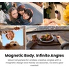image:imageInsta360 GO 3S Retro Bundle Special Edition 128GB White  Small 4K Vlogging Camera HandsFree POV Cam Retro Filters 4K30fps Extra Bttery Lightweight Wearable Vlog Camera for Street amp Daily ShotsWhite