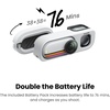 image:imageInsta360 GO 3S Retro Bundle Special Edition 128GB White  Small 4K Vlogging Camera HandsFree POV Cam Retro Filters 4K30fps Extra Bttery Lightweight Wearable Vlog Camera for Street amp Daily ShotsWhite