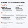 image:imageInsta360 Flow 2 Pro Ultimate AI Bundle  Foldable AI Phone Gimbal Stabilizer for iPhoneAndroid Apple DockKit MagSafe Mount MultiPersonAny App360 Pan Tracking Builtin TripodSelfie Stick