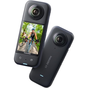 image:imageInsta360 X3 Starter Bundle  Waterproof 360 Action Camera with 12 Inch Sensor 57K 360 72MP 360 Photos Stabilisation 229 Touch Screen Vibration Feedback AI Editing Live StreamingStandalone