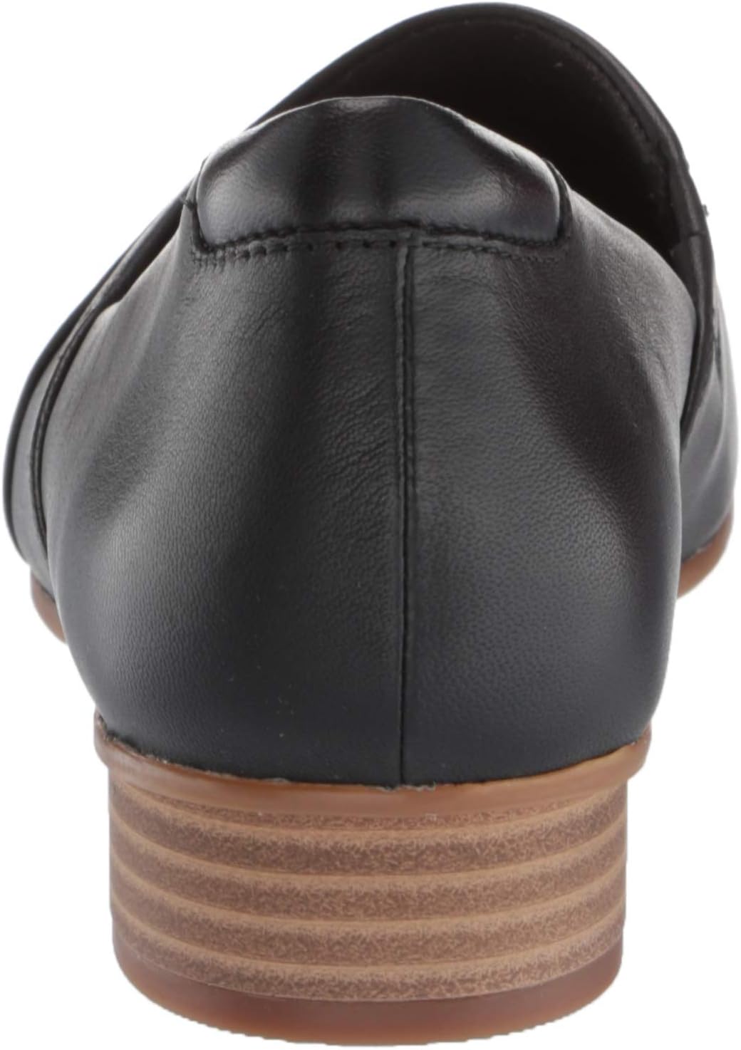 Clarks Juliet Trim Mocassini Donna – Pelle Nera, Tacco 25 Mm, Suola Gomma Antiscivolo (37 EU)