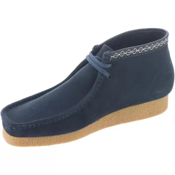Navy Suede