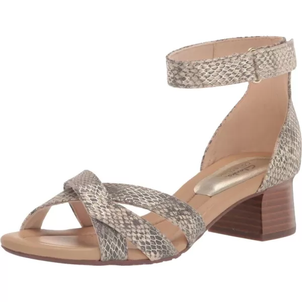 Beige Metallic Synthetic
