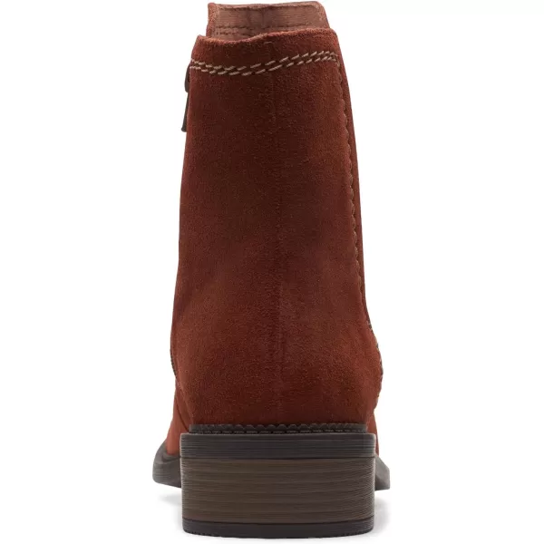 Clarks Women's Maye Zip Mid Calf Boot