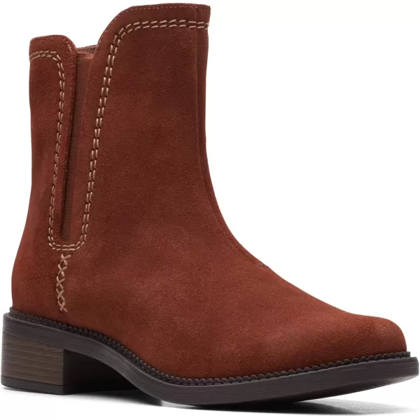 Clarks Women's Maye Zip Mid Calf Boot