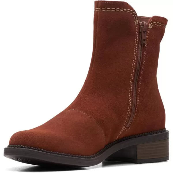 Clarks Women's Maye Zip Mid Calf Boot
