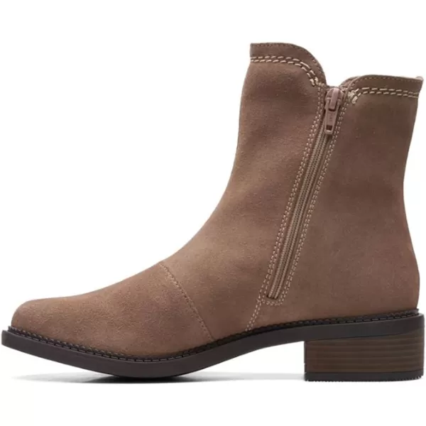 Clarks Women's Maye Zip Mid Calf Boot